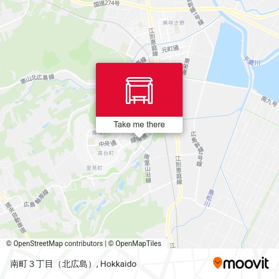 南町３丁目（北広島） map