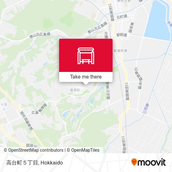 高台町５丁目 map
