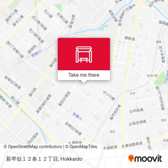 新琴似１２条１２丁目 map