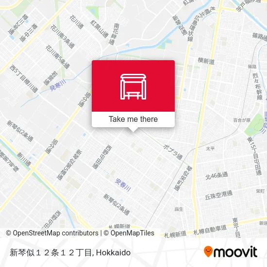 新琴似１２条１２丁目 map