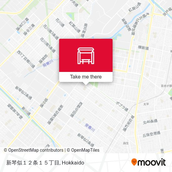 新琴似１２条１５丁目 map