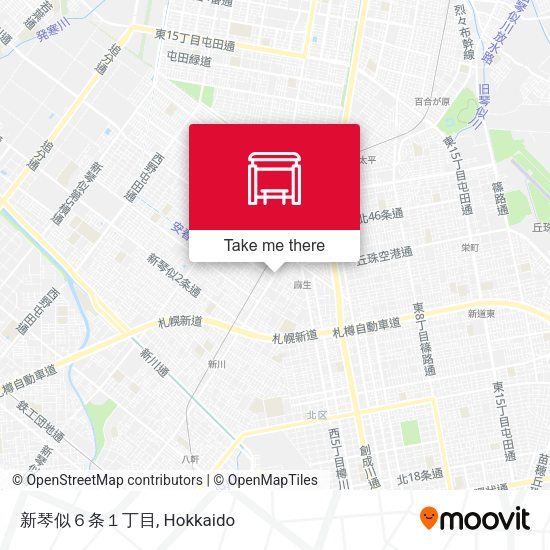 新琴似６条１丁目 map