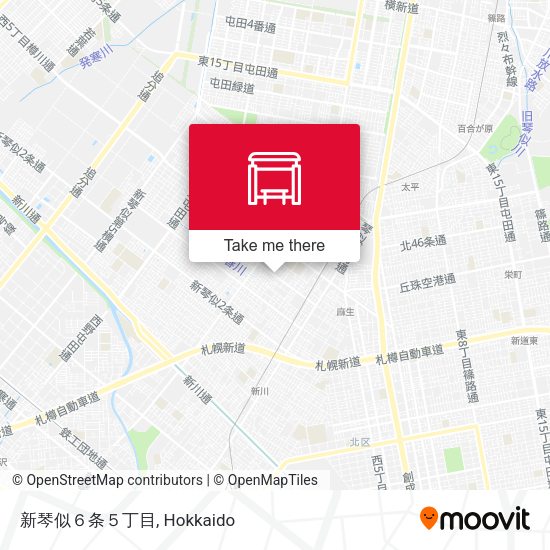 新琴似６条５丁目 map