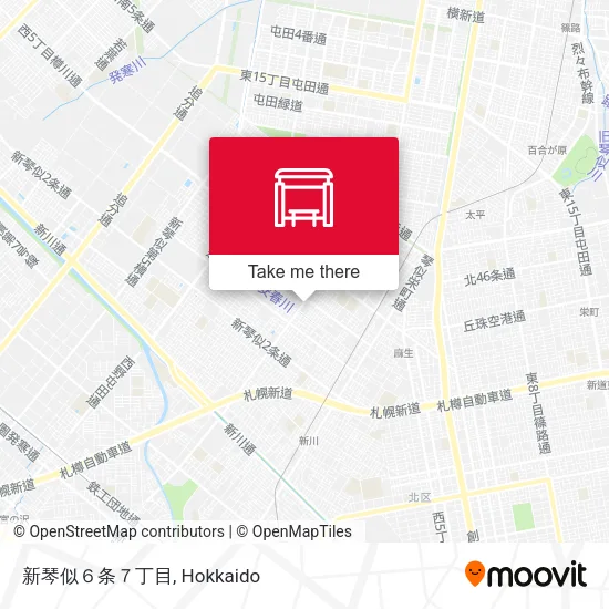 新琴似６条７丁目 map