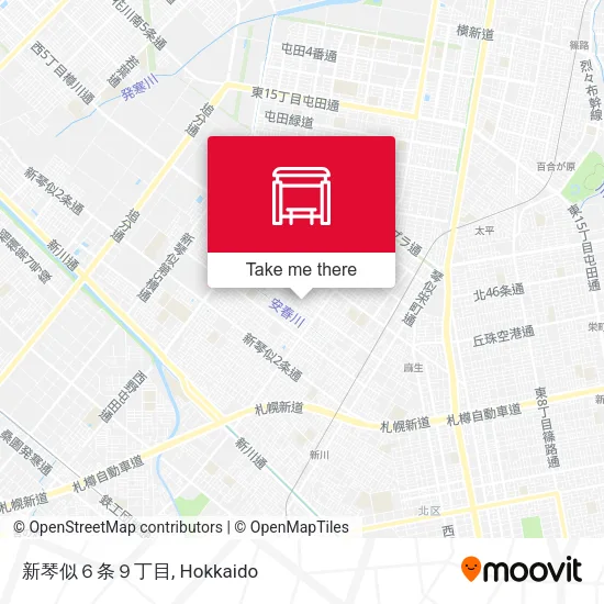 新琴似６条９丁目 map