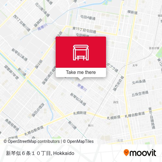 新琴似６条１０丁目 map