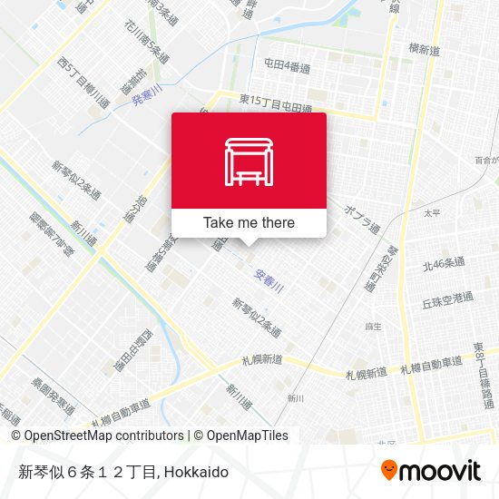 新琴似６条１２丁目 map