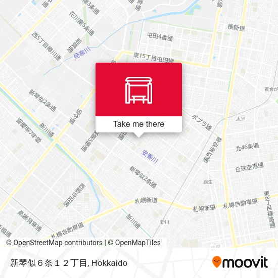 新琴似６条１２丁目 map