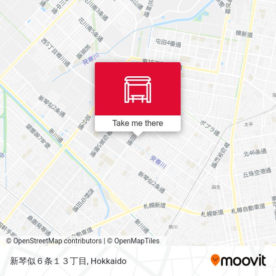 新琴似６条１３丁目 map