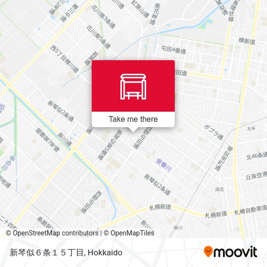 新琴似６条１５丁目 map