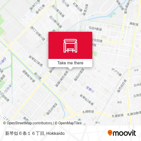新琴似６条１６丁目 map