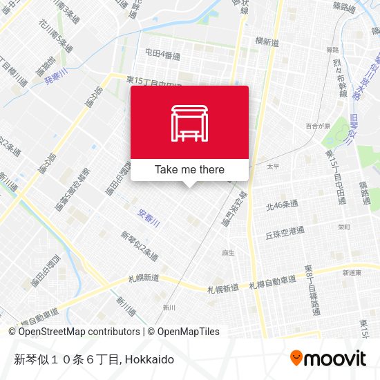 新琴似１０条６丁目 map