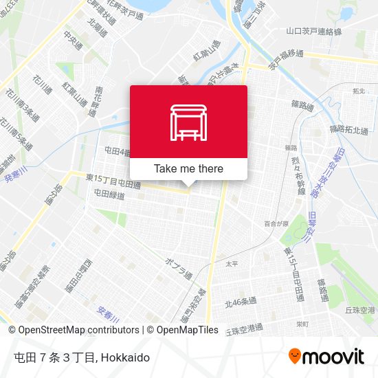 屯田７条３丁目 map