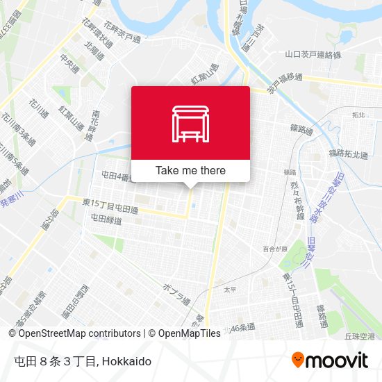 屯田８条３丁目 map