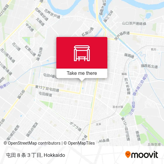 屯田８条３丁目 map