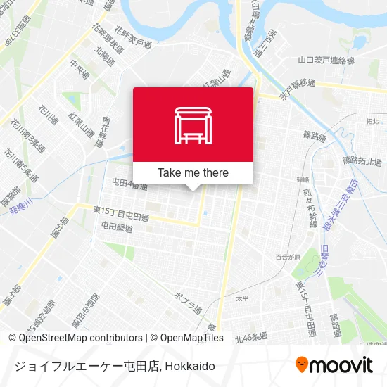 ジョイフルエーケー屯田店 map