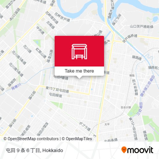 屯田９条６丁目 map