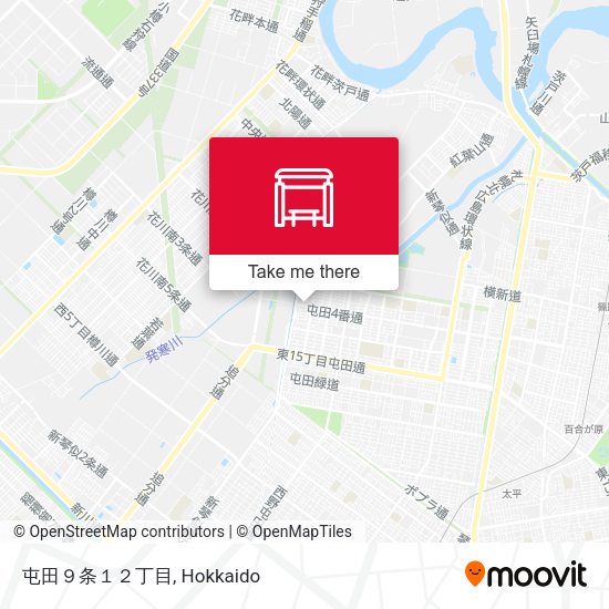 屯田９条１２丁目 map