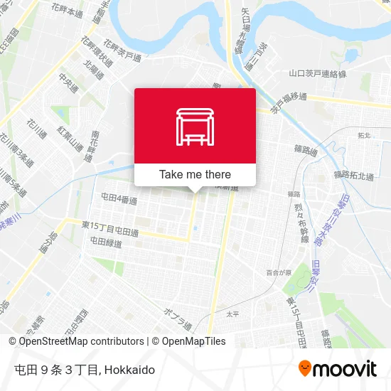 屯田９条３丁目 map