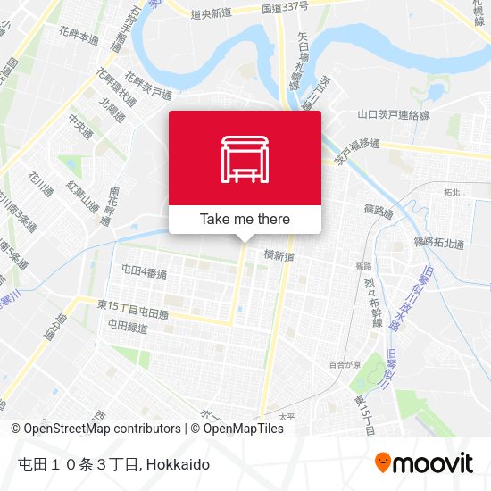 屯田１０条３丁目 map
