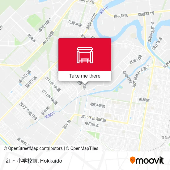 紅南小学校前 map