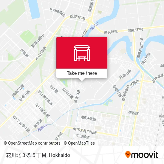 花川北３条５丁目 map