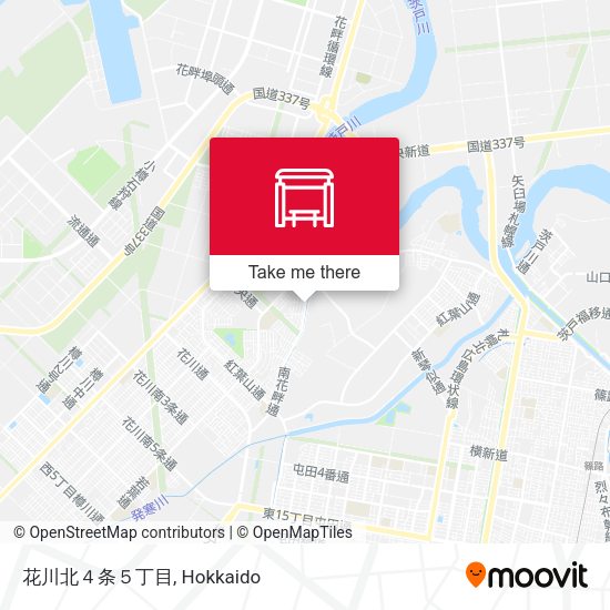 花川北４条５丁目 map