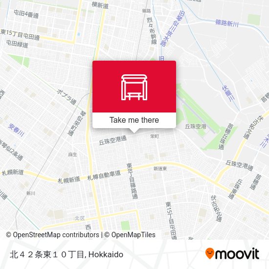 北４２条東１０丁目 map