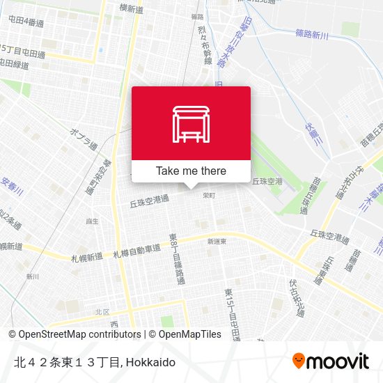 北４２条東１３丁目 map