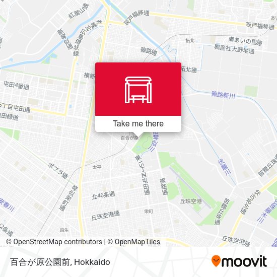 百合が原公園前 map