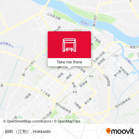 錦町（江別） map