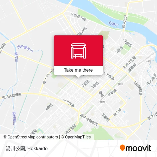 湯川公園 map