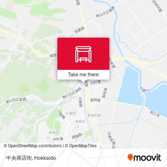 中央商店街 map