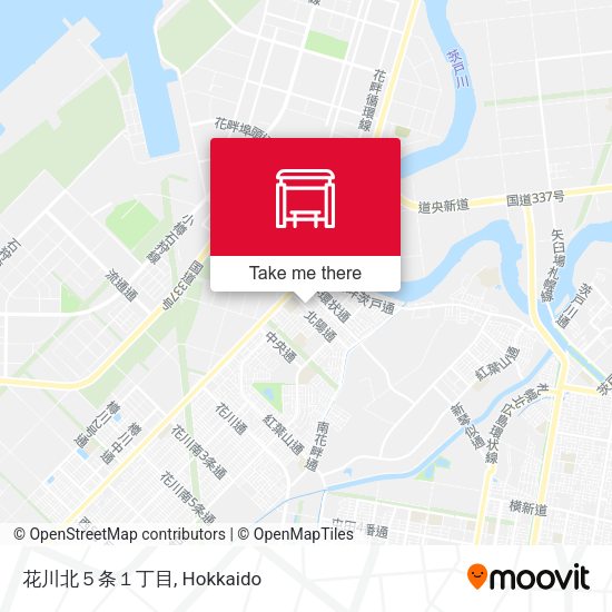 花川北５条１丁目 map