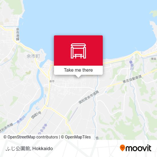 ふじ公園前 map