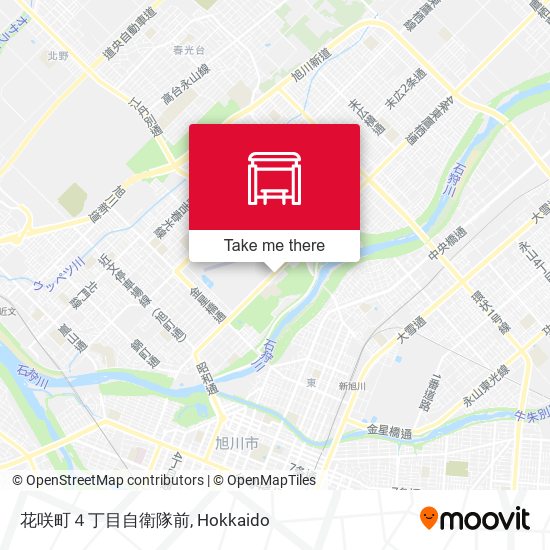 花咲町４丁目自衛隊前 map