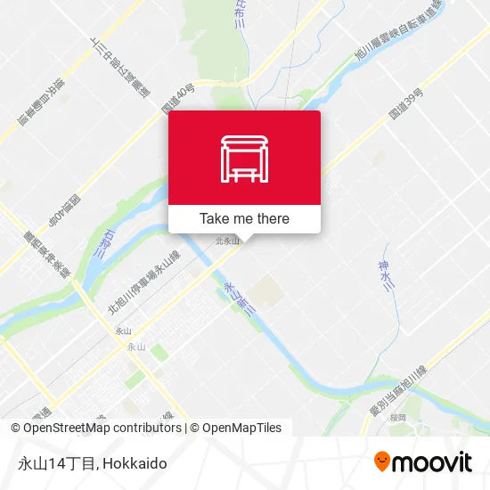 Nagayama 14-chome map