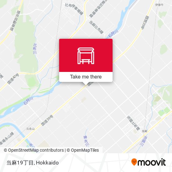 当麻19丁目 map