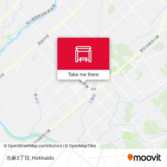当麻3丁目 map