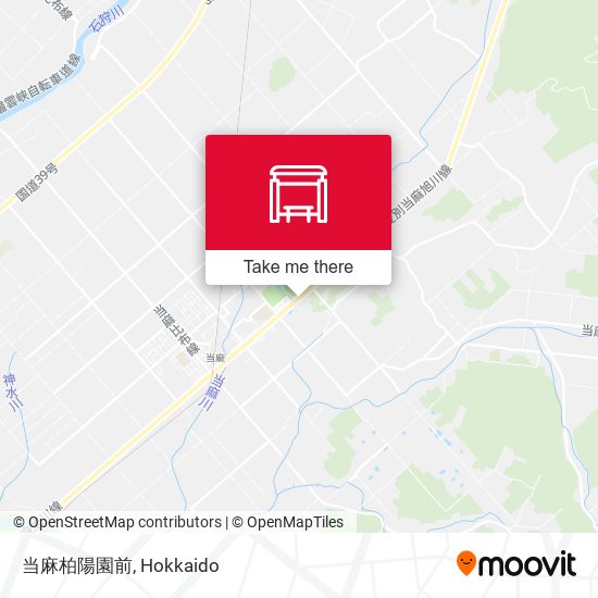 当麻柏陽園前 map