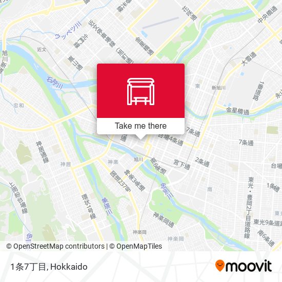 1条7丁目 map
