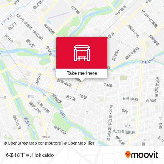 6条18丁目 map