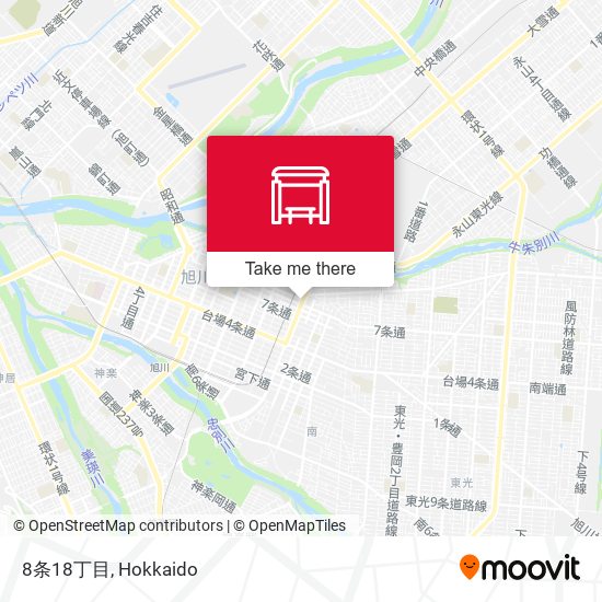 8条18丁目 map