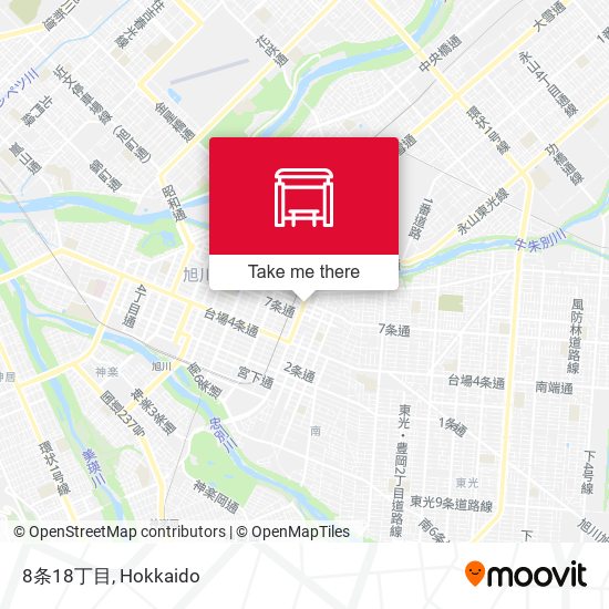 8条18丁目 map