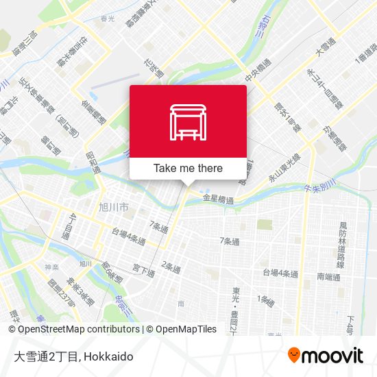 大雪通2丁目 map