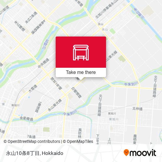 永山10条8丁目 map