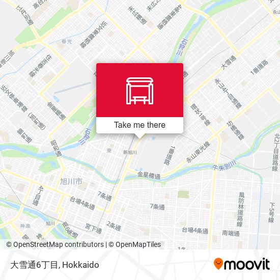 大雪通6丁目 map