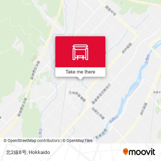 北2線8号 map