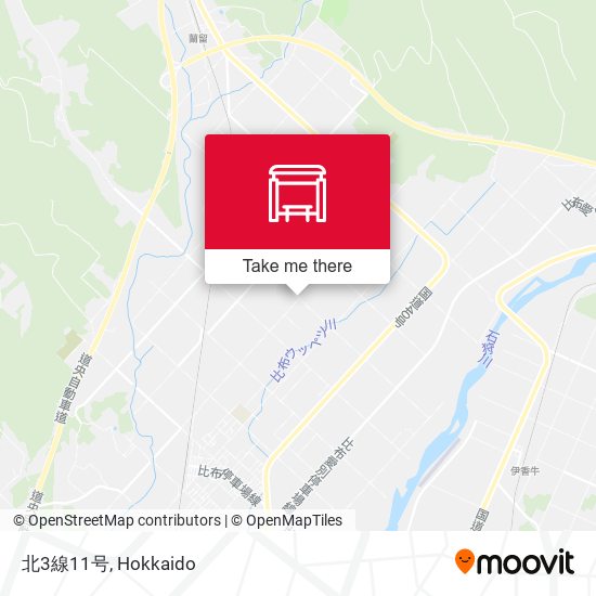 北3線11号 map