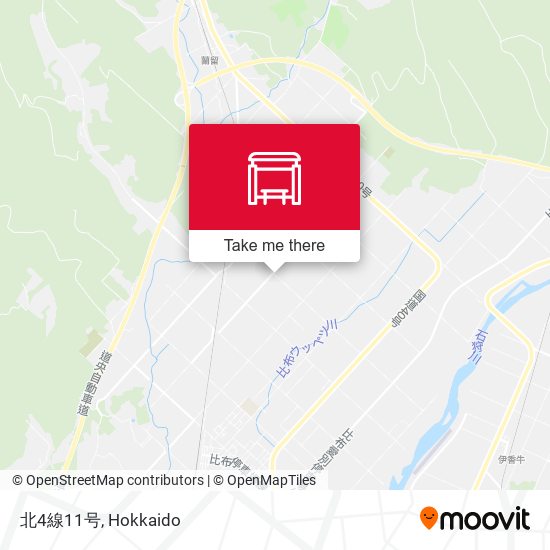 北4線11号 map